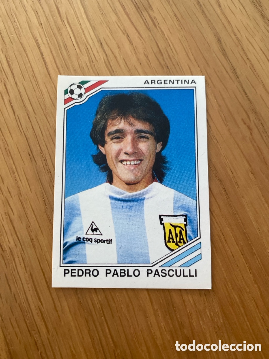 Cromos de f&uacute;tbol: Cromo panini mundial Mexico 86 n&uacute;mero 87 Pasculli - Sticker album world cup 1986