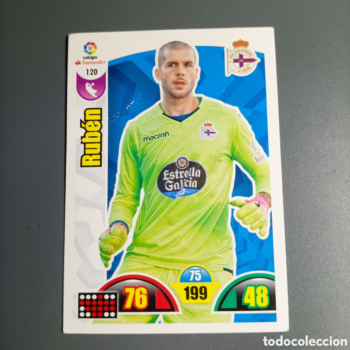 Cromos de f&uacute;tbol: ADRENALYN. LIGA 2017-2018 (DEPORTIVO) №120 RUB&Eacute;N