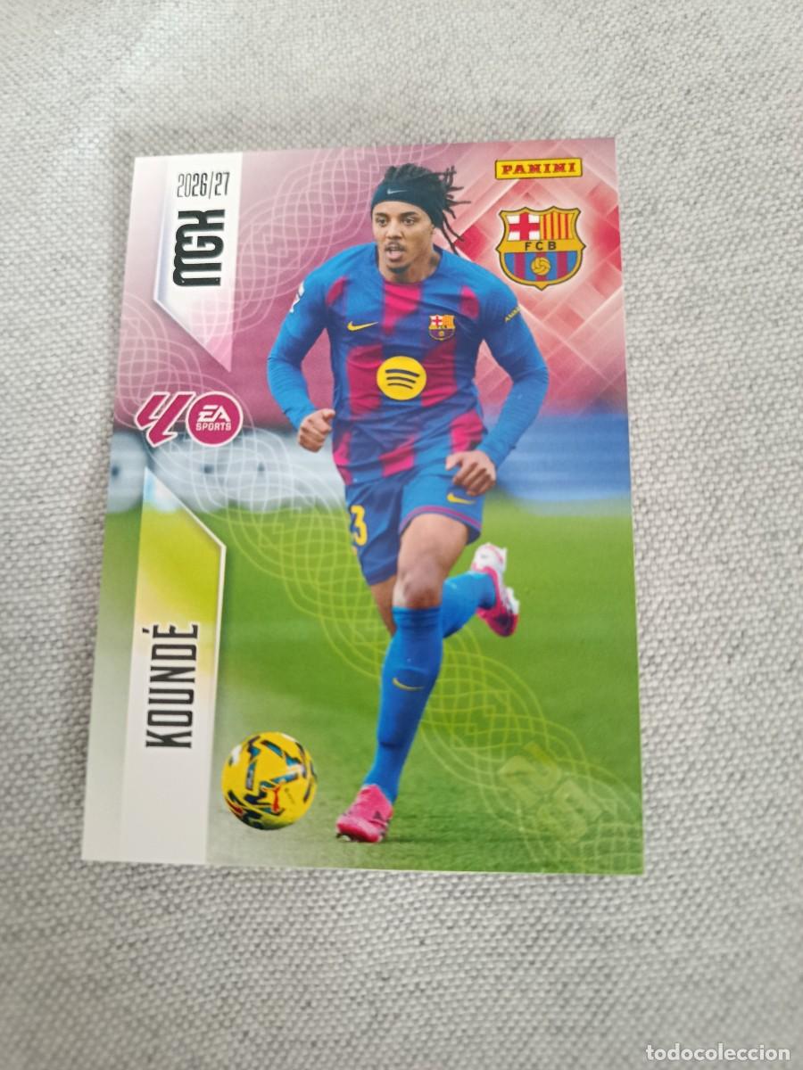 Cromos de f&uacute;tbol: Megacracks 26/27. 76- Kound&eacute;. Barcelona.