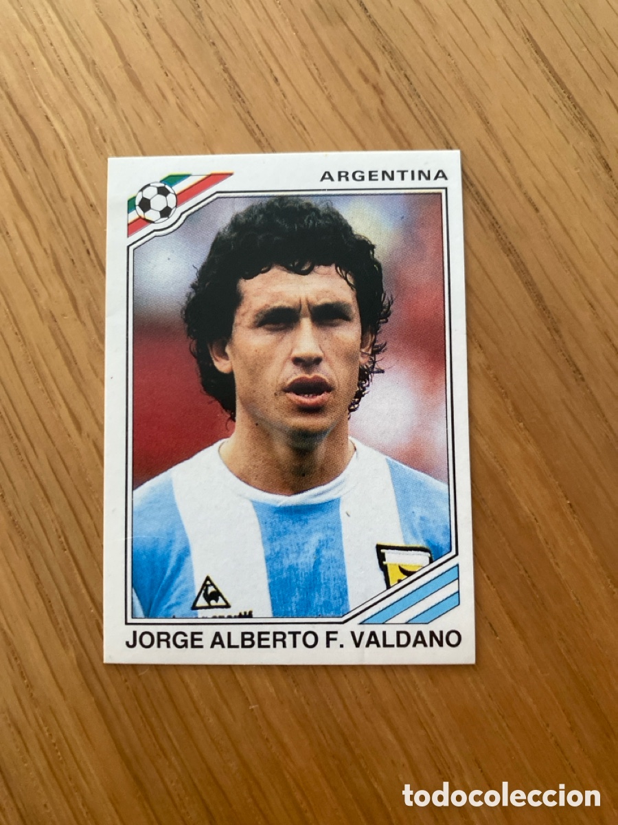 Cromos de f&uacute;tbol: Cromo panini mundial Mexico 86 n&uacute;mero 88 Valdano - Sticker album world cup 1986