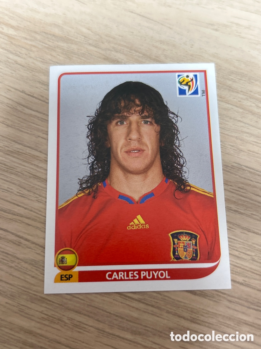 Fu&szlig;ball-Sticker: 565 CARLES PUYOL ESPA&Ntilde;A CROMOS ALBUM MUNDIAL FUTBOL SOUTH AFRICA 2010 FIFA WORLD CUP PANINI