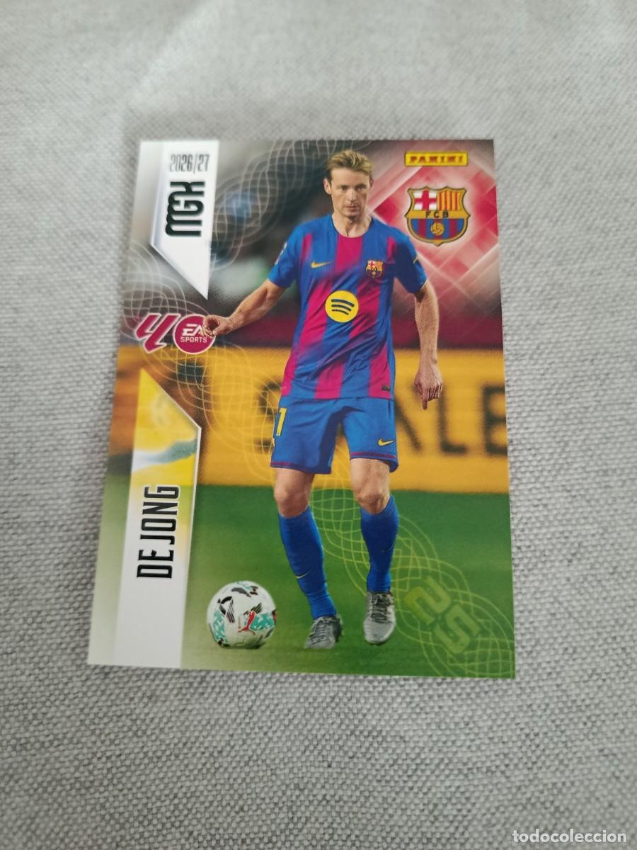Cartes &agrave; collectionner de Football: Megacracks 26/27. 82- De Jong. Barcelona.