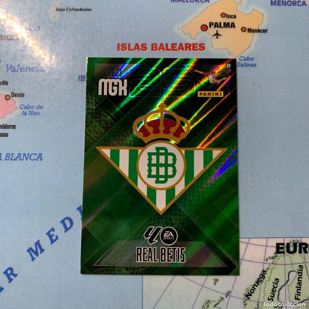 Cartes &agrave; collectionner de Football: Escudo del Betis n&uacute;mero 91 megacracks 26-27 2026-2027