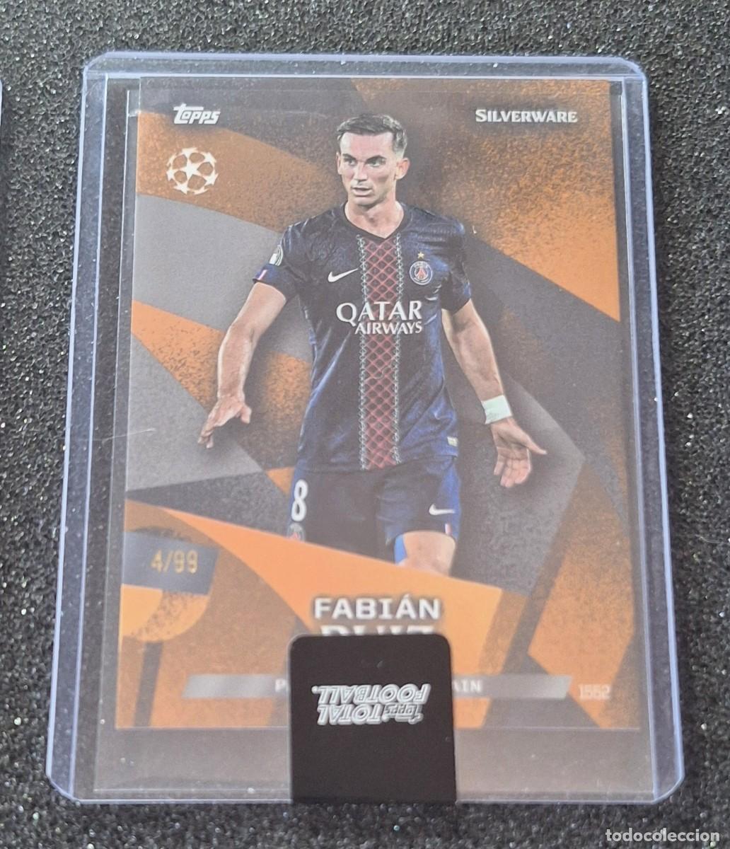Cartes &agrave; collectionner de Football: Fabian Ruiz Paris Saint-Germain PSG Topps Total Football 4/99 Silverware