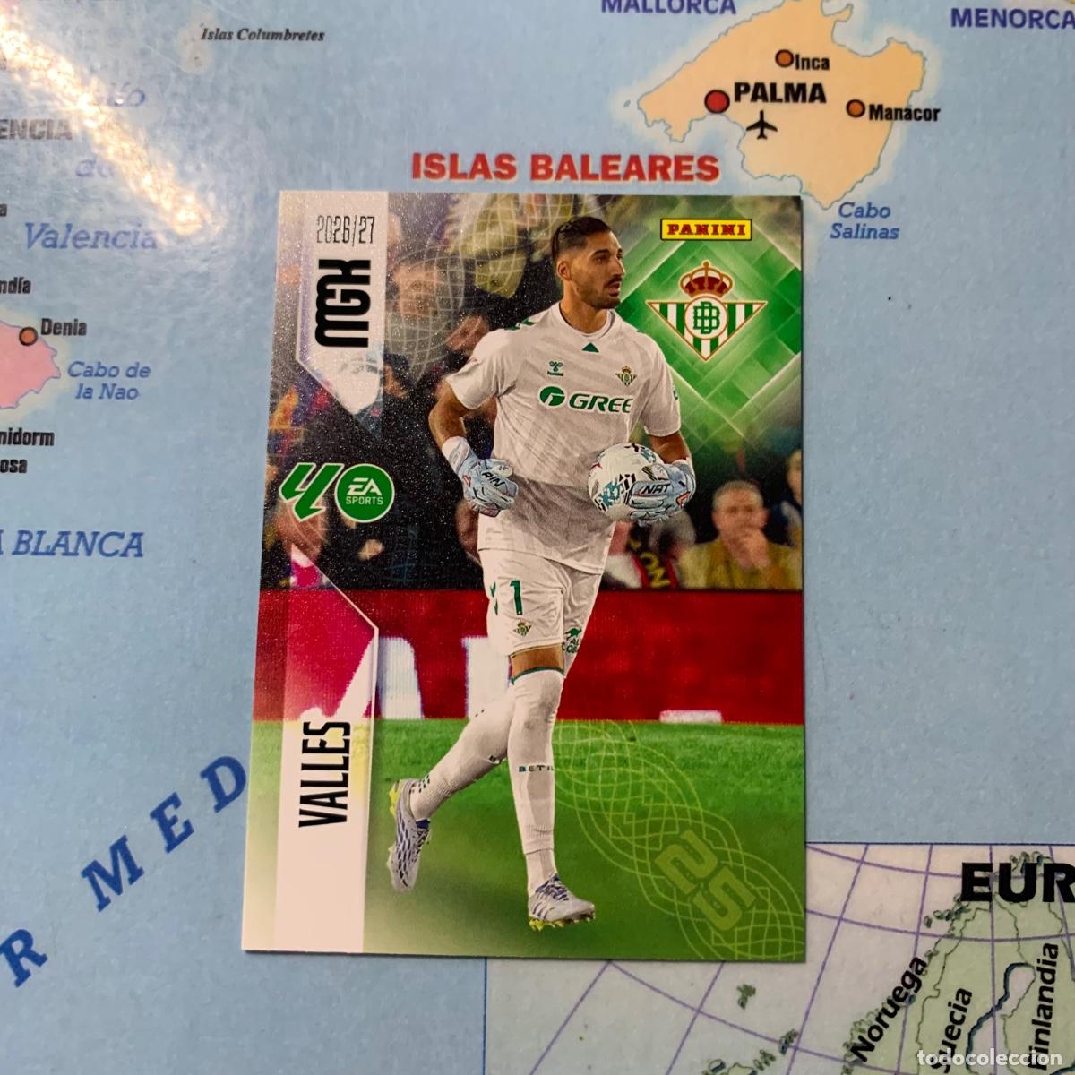Cromos de Futebol: Valles n&uacute;mero 92 del Betis megacracks 26-27 2026-2027