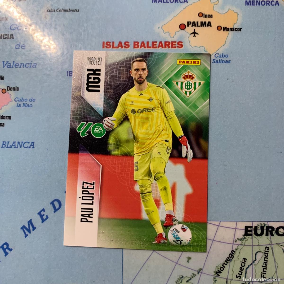 Cartes &agrave; collectionner de Football: Pau lopez n&uacute;mero 93 del Betis megacracks 26-27 2026-2027