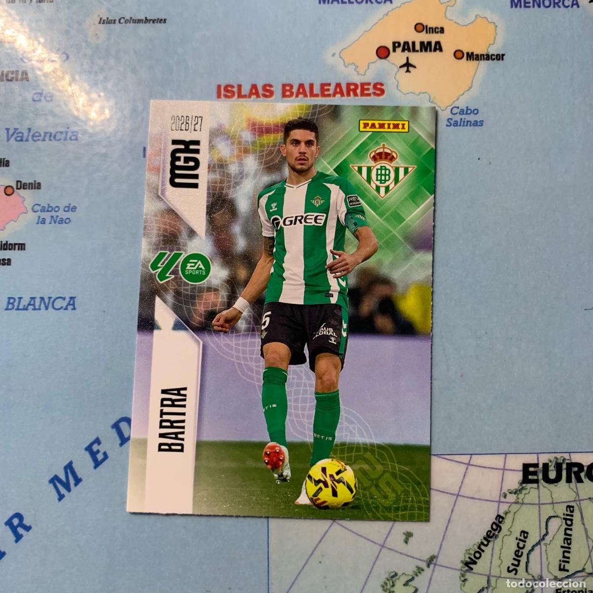 Figurine di Calcio: Bartra n&uacute;mero 95 del Betis megacracks 26-27 2026-2027