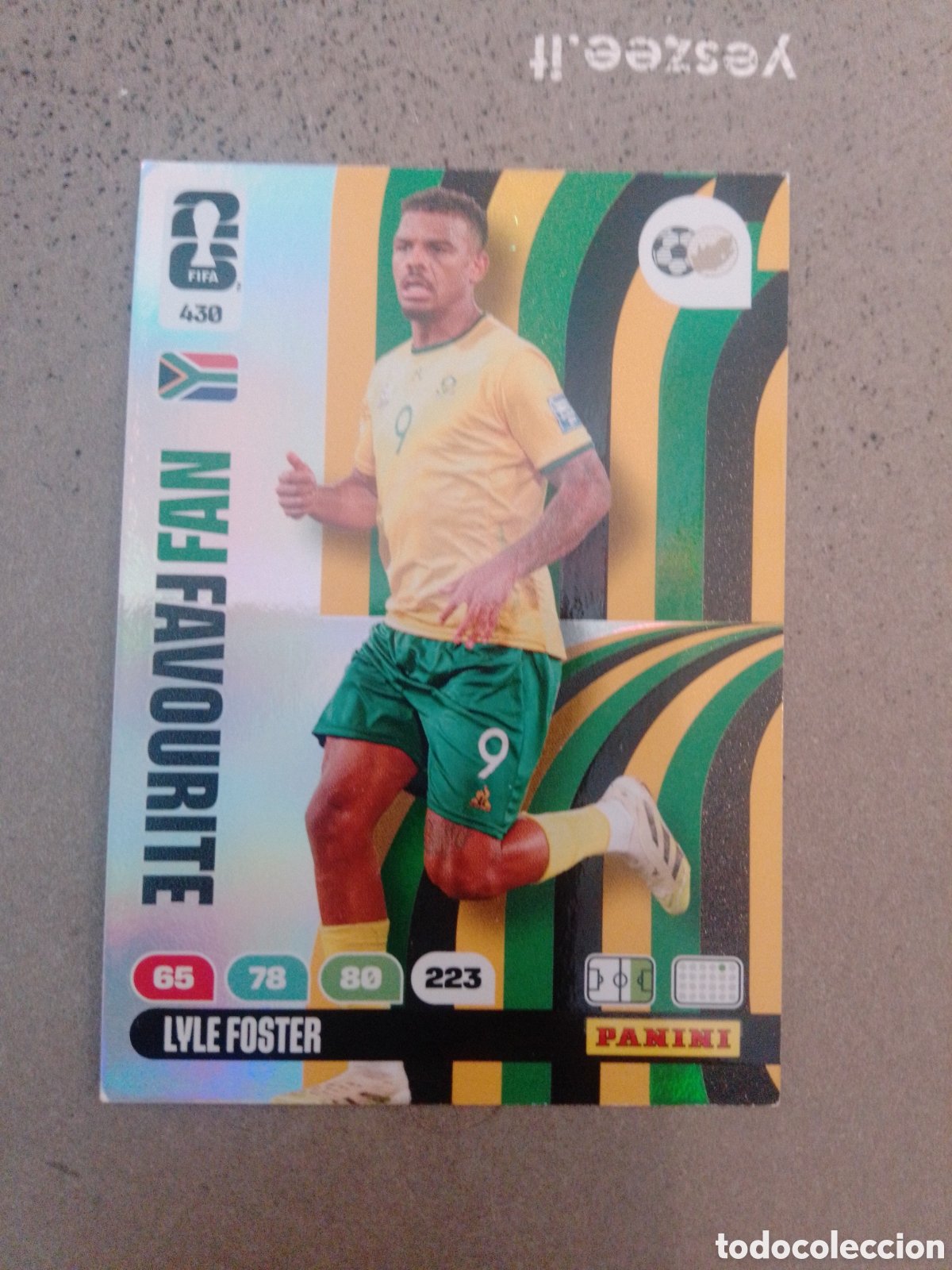 Figurine di Calcio: LYLE FOSTER FANS FAVOURITE SUDAFRICA 430 ADRENALYN XL MUNDIAL 2026