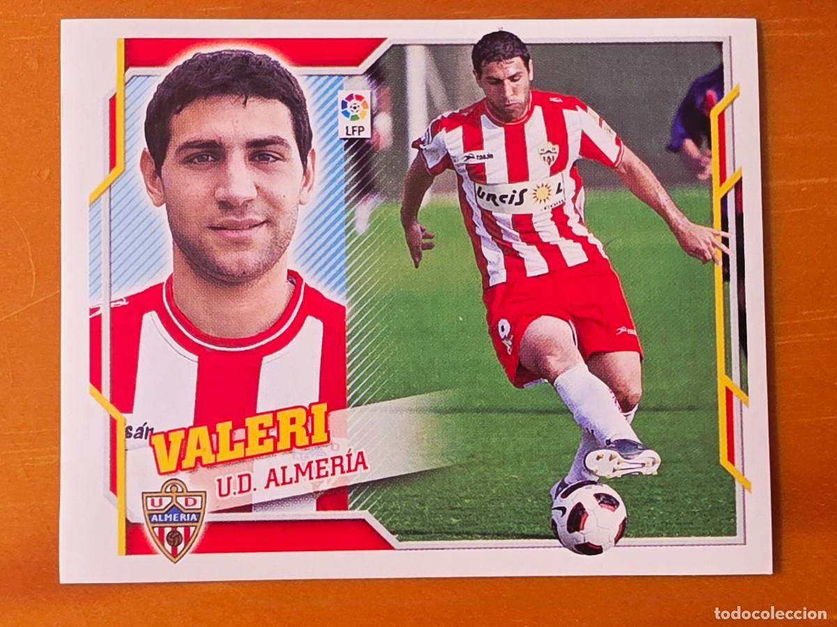 Cromos de f&uacute;tbol: &Uacute;ltimos Fichajes 20 Valeri, UD Almer&iacute;a, Panini Ediciones Liga Este 2010 2011 10 11