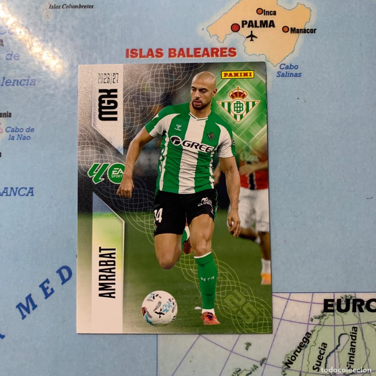 Cromos de f&uacute;tbol: Amrabat n&uacute;mero 100 del Betis megacracks 26-27 2026-2027