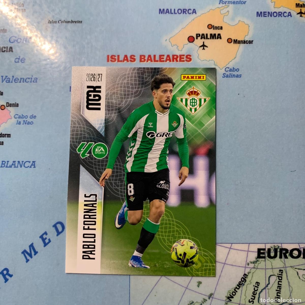 Cromos de f&uacute;tbol: Pablo Fornals n&uacute;mero 102 del Betis megacracks 26-27 2026-2027
