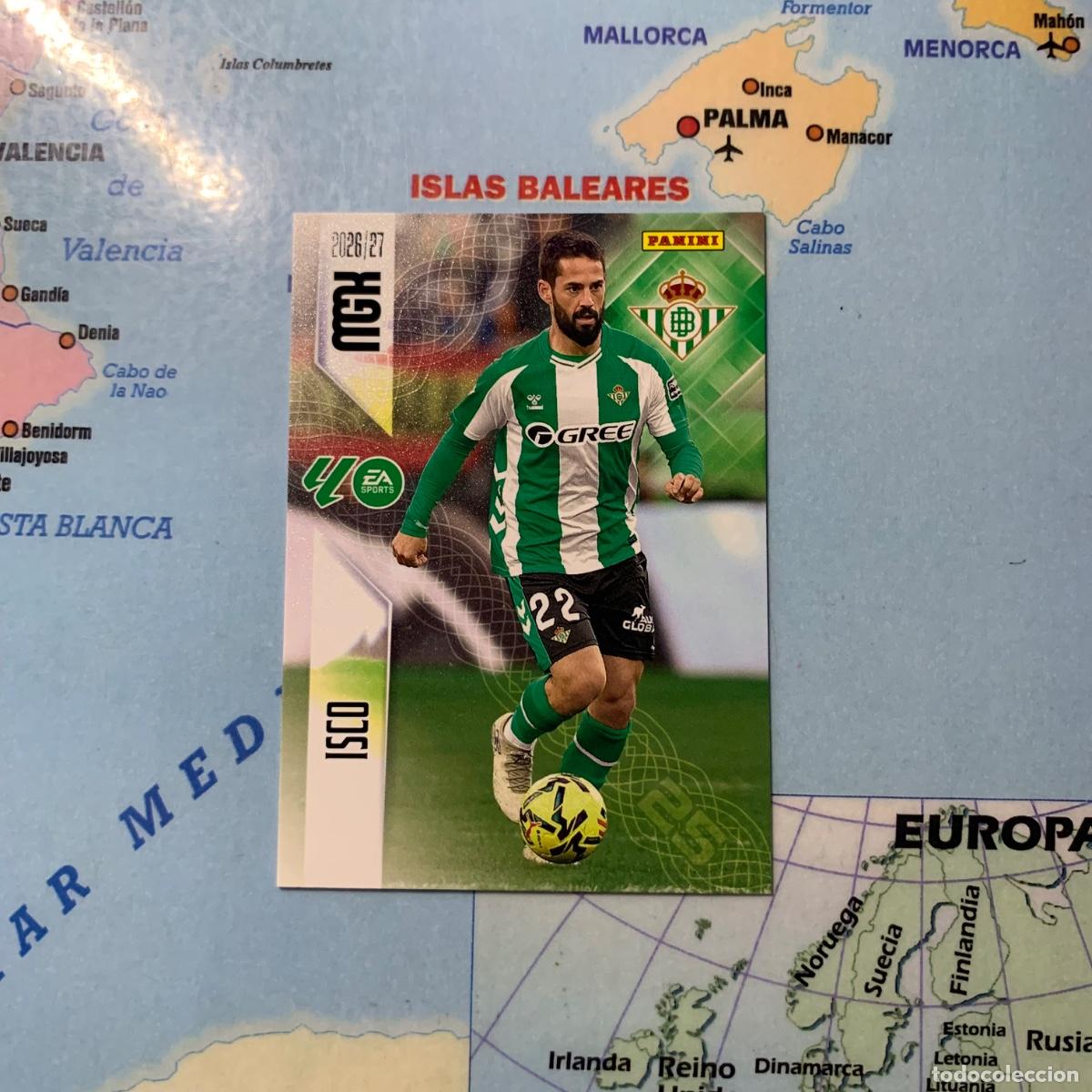 Cromos de f&uacute;tbol: Isco n&uacute;mero 104 del Betis megacracks 26-27 2026-2027