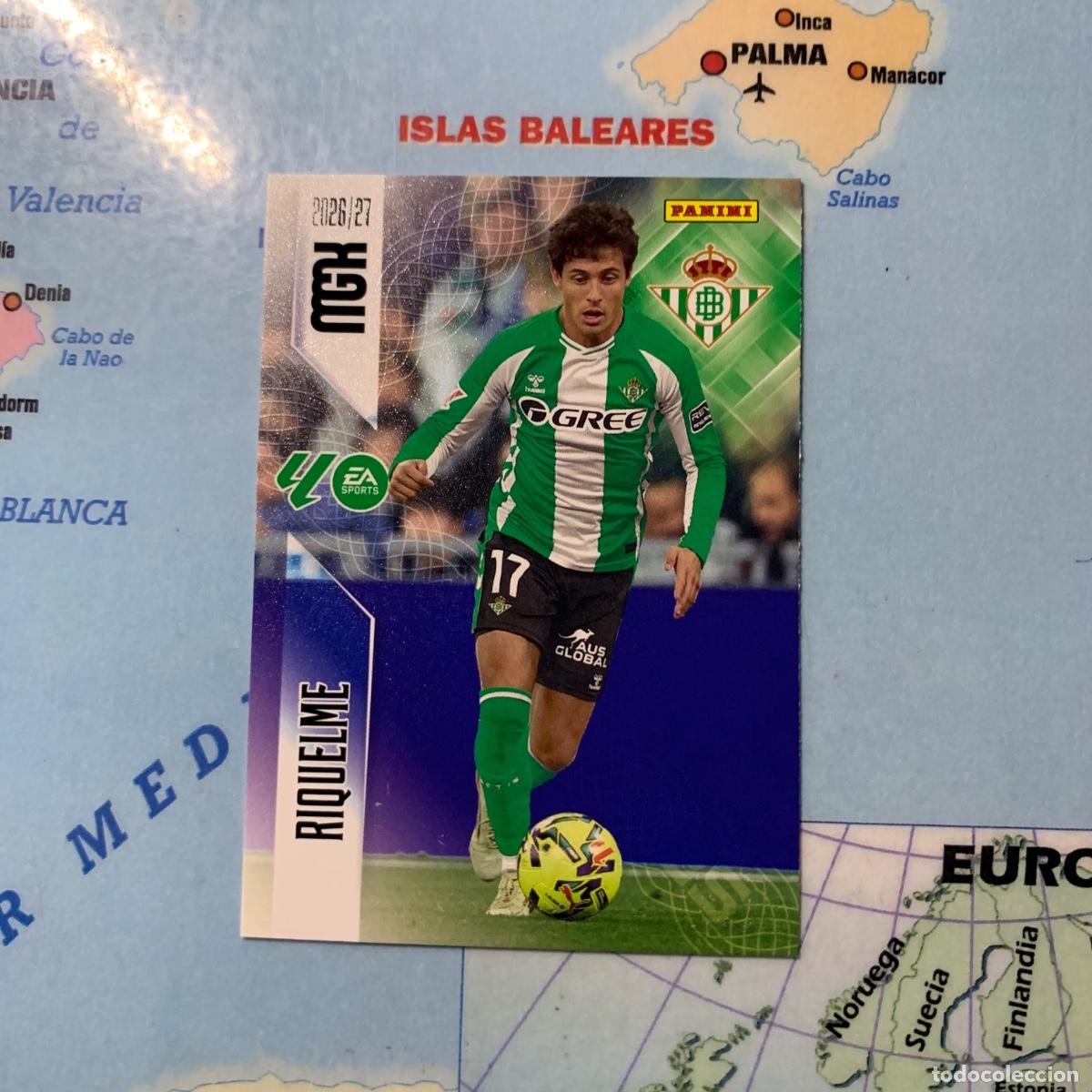 Cromos de f&uacute;tbol: Riquelme n&uacute;mero 105 del Betis megacracks 26-27 2026-2027