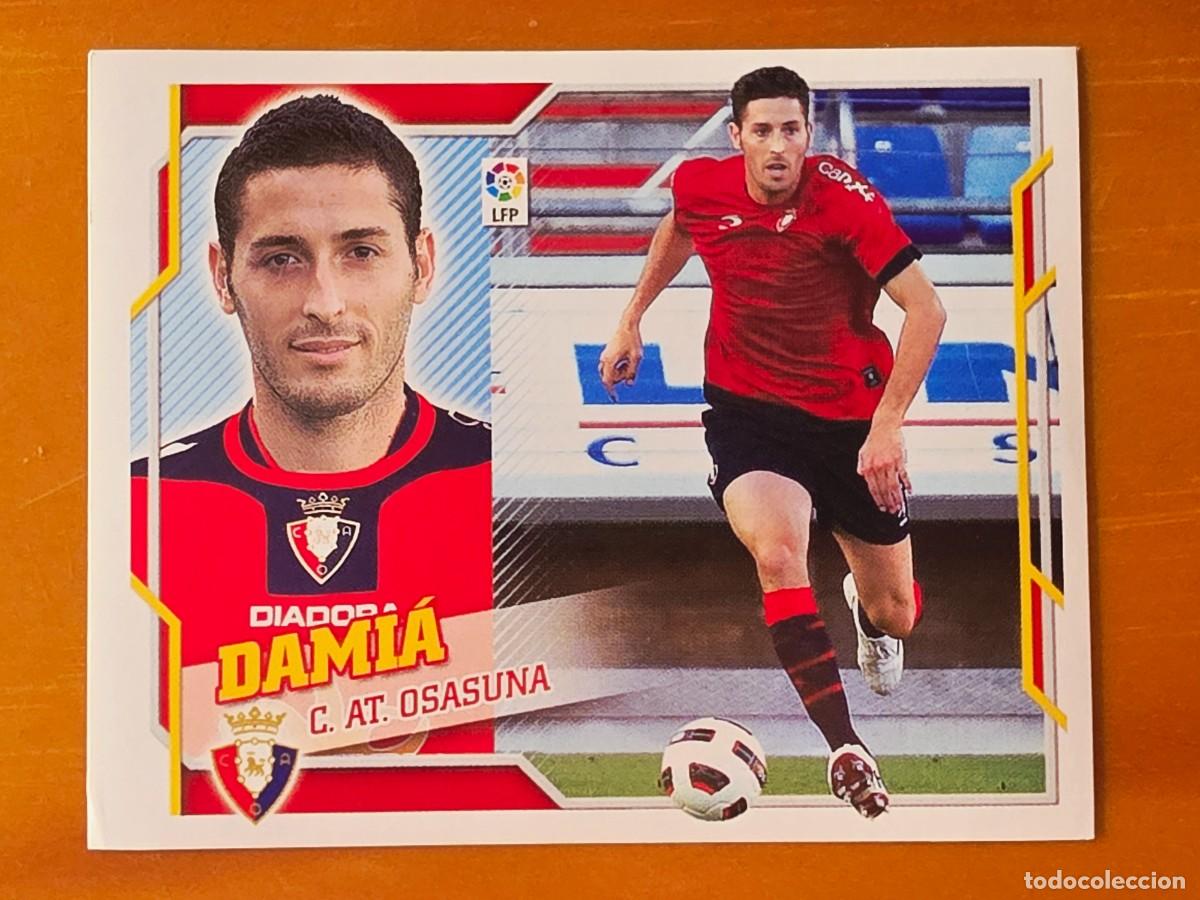 Cromos de f&uacute;tbol: &Uacute;ltimos Fichajes 24 Dami&aacute;, CA Osasuna, Panini Ediciones Liga Este 2010 2011 10 11