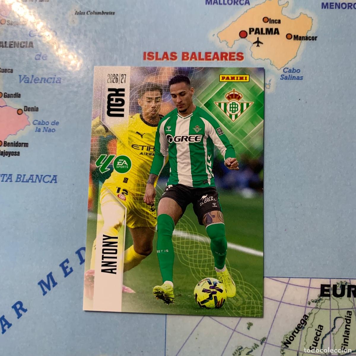 Cromos de f&uacute;tbol: Antony n&uacute;mero 106 del Betis megacracks 26-27 2026-2027