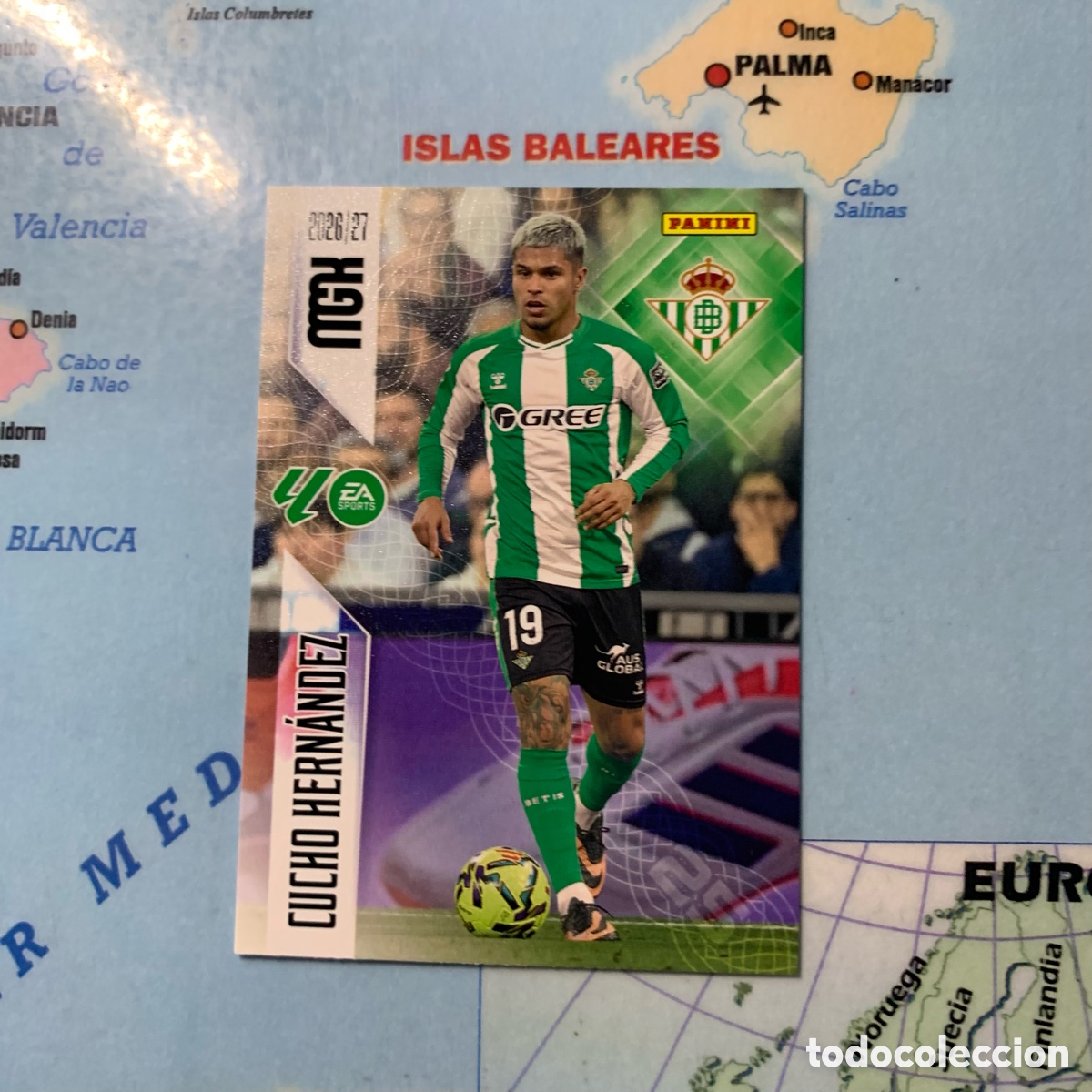 Cromos de f&uacute;tbol: Cucho Hern&aacute;ndez n&uacute;mero 107 del Betis megacracks 26-27 2026-2027