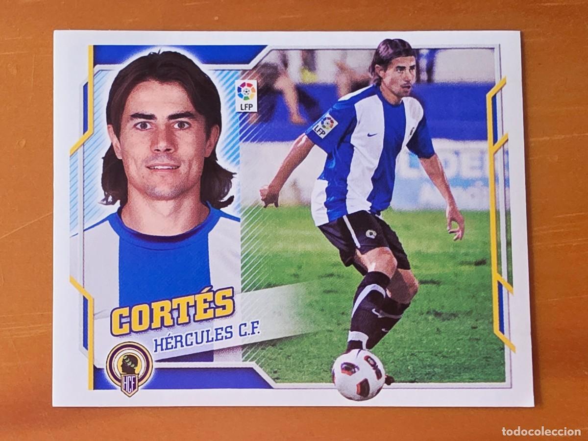 Cromos de f&uacute;tbol: &Uacute;ltimos Fichajes 28 David Cort&eacute;s, H&eacute;rcules CF, Panini Ediciones Liga Este 2010 2011 10 11