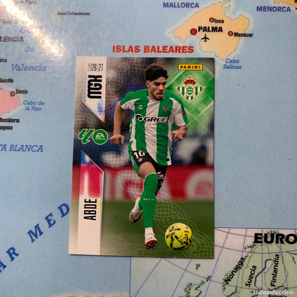 Cromos de f&uacute;tbol: Abde n&uacute;mero 108 del Betis megacracks 26-27 2026-2027