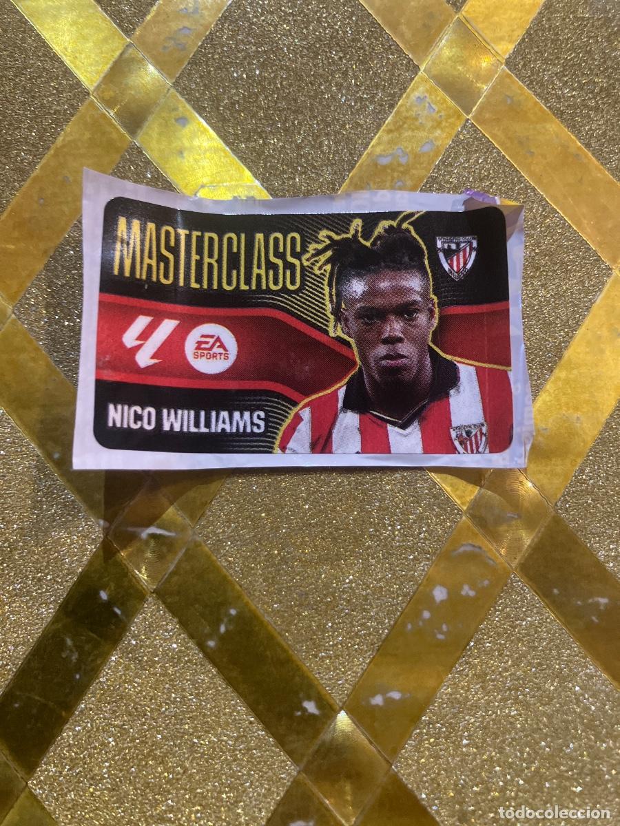 Cartes &agrave; collectionner de Football: CROMO DE FUTBOL NICO WILLIAMS ATHLETIC DE BILBAO MASTERCLASS CHICLE LIGA 2026 2027 PANINI !