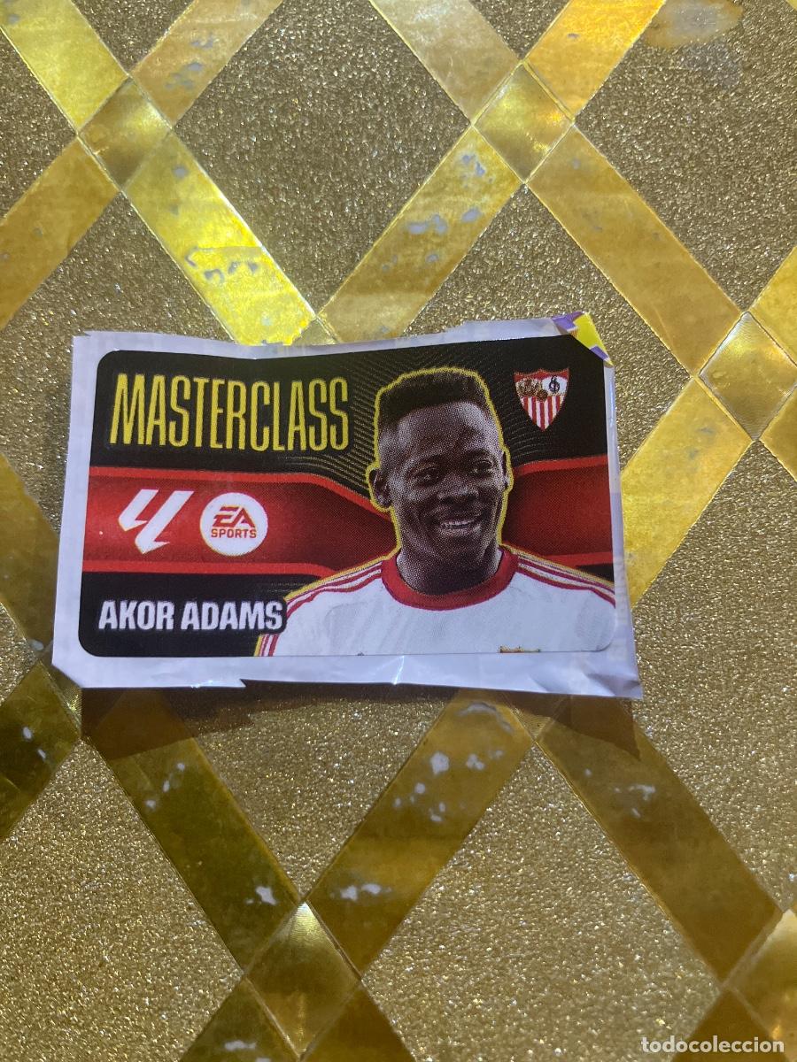 Cromos de Futebol: CROMO DE FUTBOL AKOR ADAMS SEVILLA MASTERCLASS CHICLE LIGA 2026 2027 PANINI !