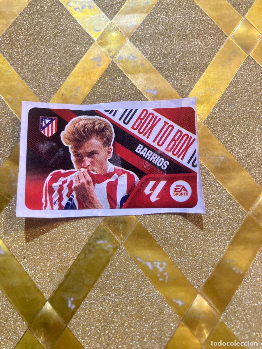 Football Stickers: CROMO DE FUTBOL BARRIOS ATLETICO MADRID BOX TO BOX CHICLE LIGA 2026 2027 PANINI !