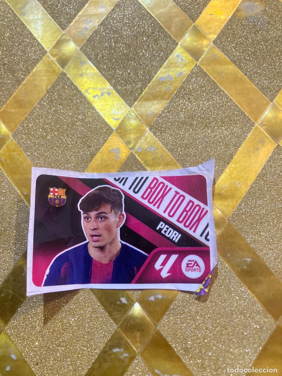 Fu&szlig;ball-Sticker: CROMO DE FUTBOL PEDRI BARCELONA BOX TO BOX CHICLE LIGA 2026 2027 PANINI !