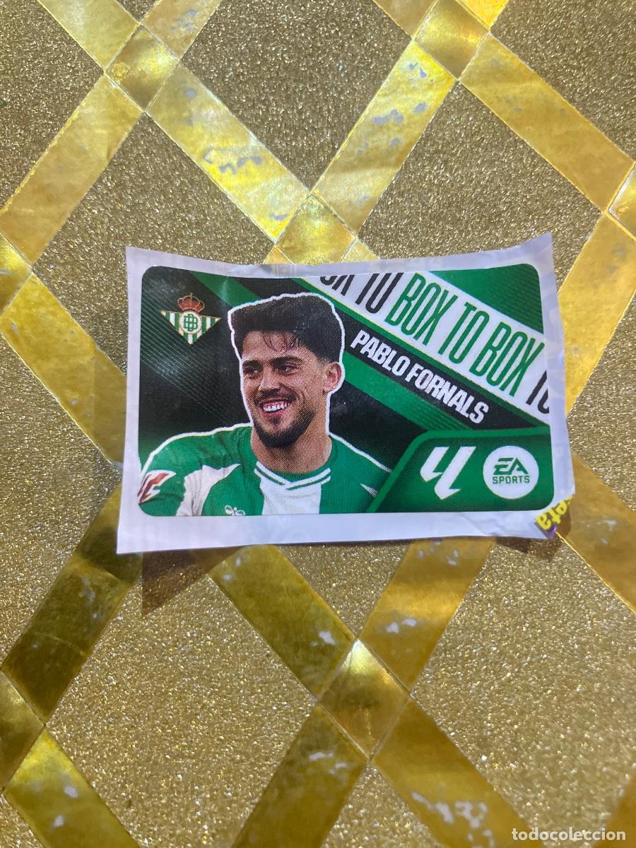 Fu&szlig;ball-Sticker: CROMO DE FUTBOL PABLO FORNALS BETIS BOX TO BOX CHICLE LIGA 2026 2027 PANINI !