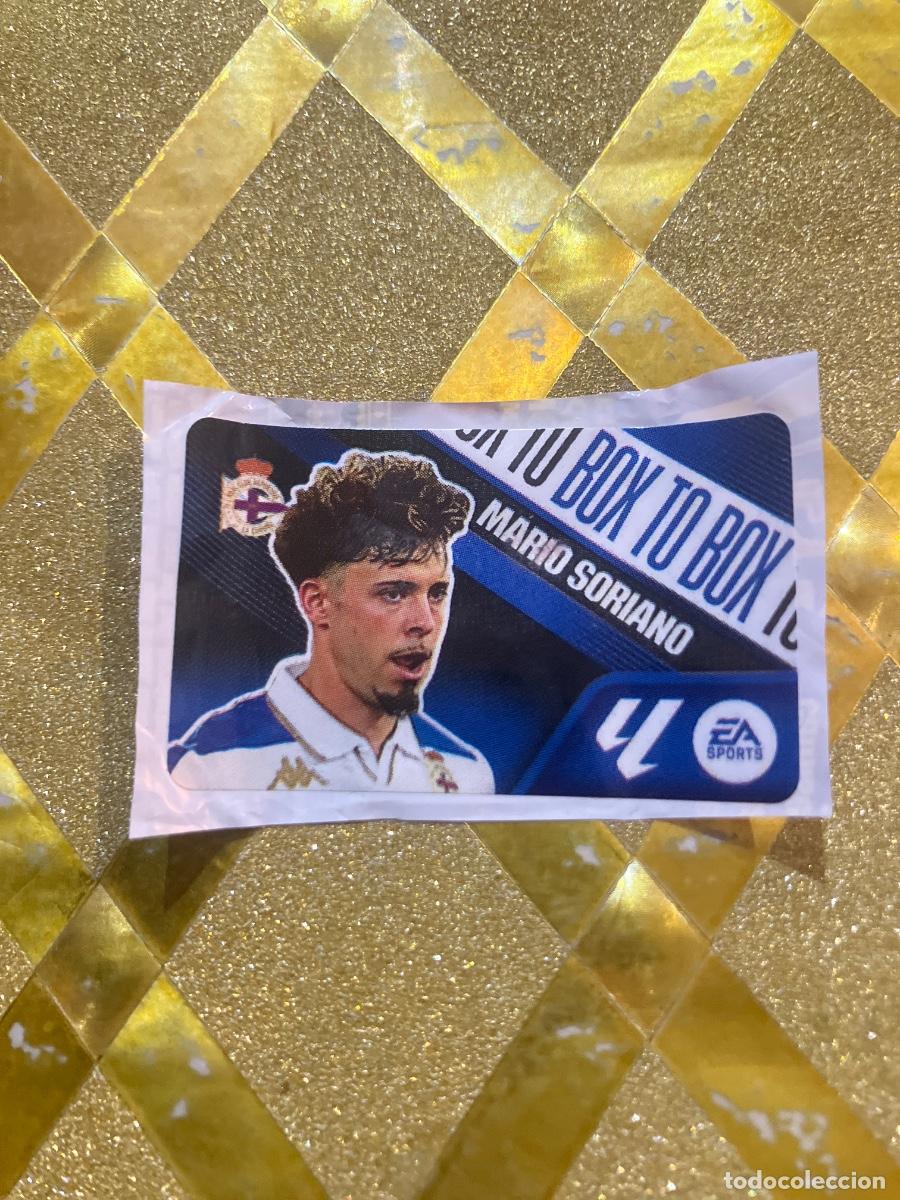 Fu&szlig;ball-Sticker: CROMO DE FUTBOL MARIO SORIANO DEPORTIVO CORU&Ntilde;A BOX TO BOX CHICLE LIGA 2026 2027 PANINI !