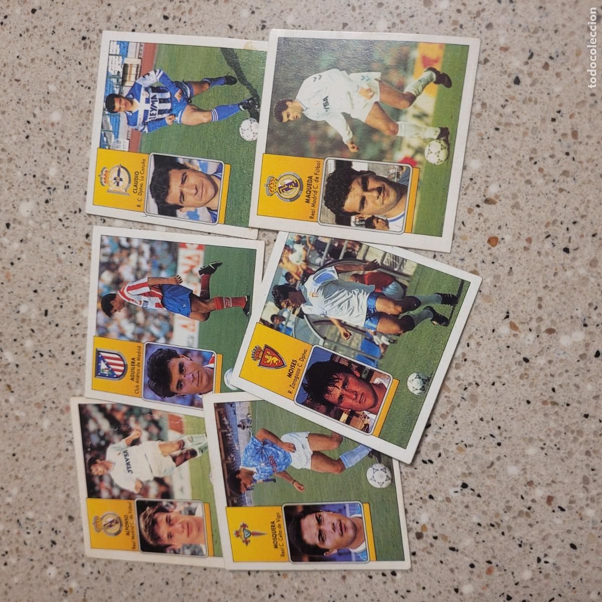 Figurine di Calcio: ESTE 92-93 LOTE 6 CROMOS NUEVOS