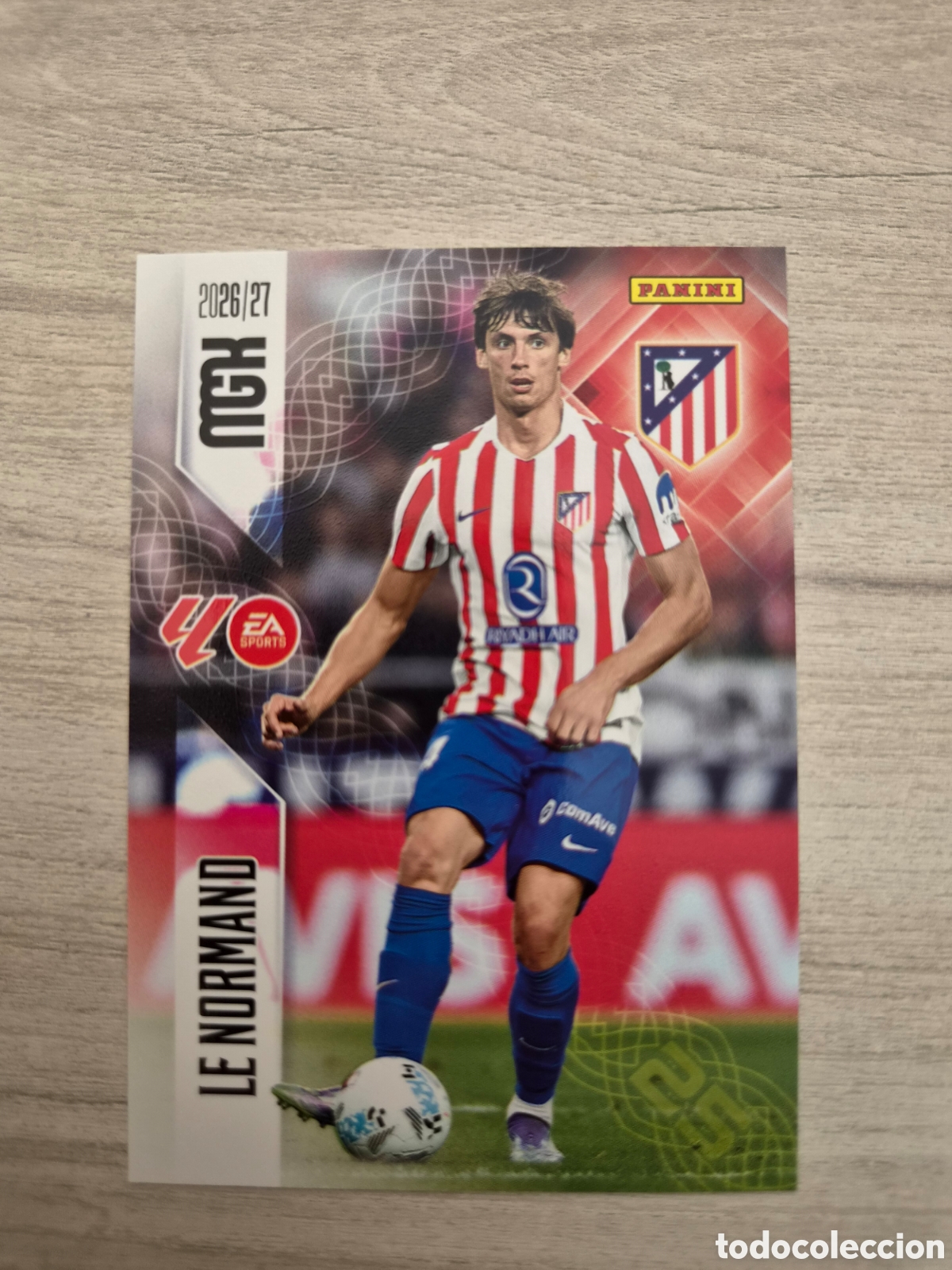 Cromos de f&uacute;tbol: N&deg;59 Atl&eacute;tico de Madrid Le Normand Megacracks 26/27