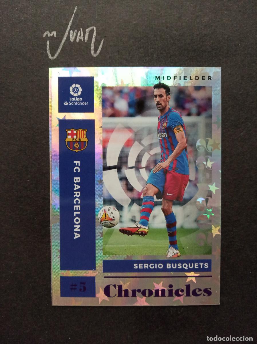 Figurine di Calcio: N&ordm; 10 PURPLE ASTRO BUSQUETS FC BARCELONA ESPA&Ntilde;A ⚽ PANINI &reg; CHRONICLES LIGA 2021 2022 21 22 NUEVO