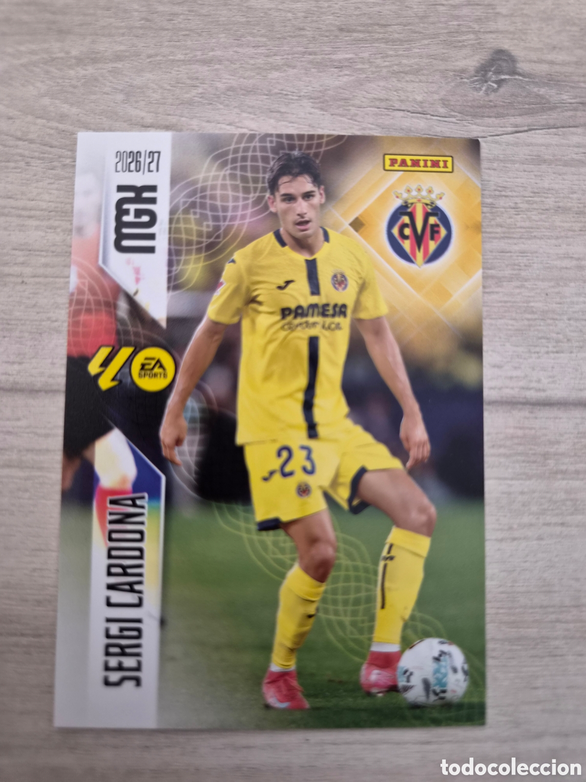 Cromos de f&uacute;tbol: N&deg;369 Villarreal Sergi Cardona Megacracks 26/27