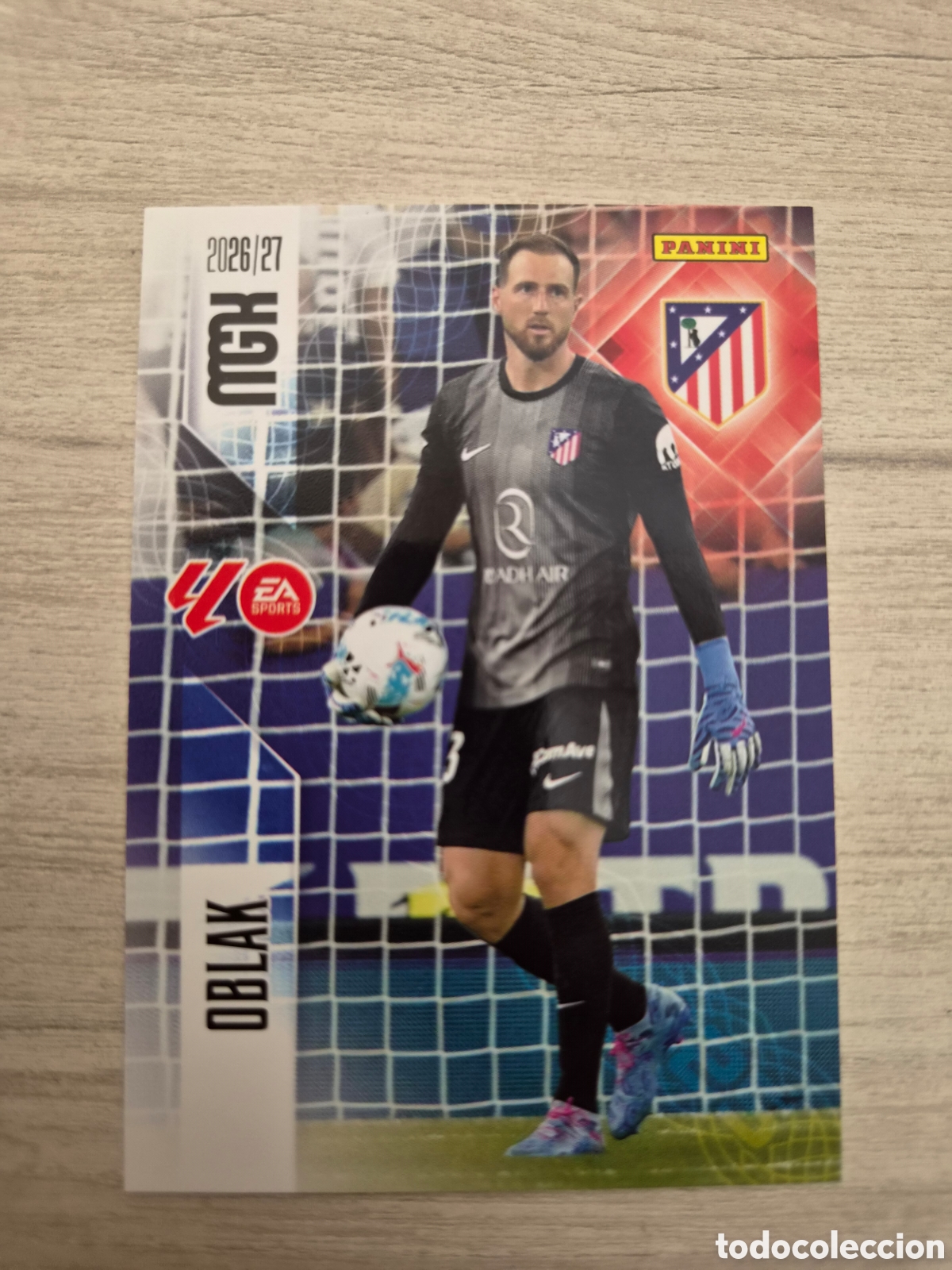 Cromos de f&uacute;tbol: N&deg;56 Atletico de Madrid Oblak Megacracks 26/27