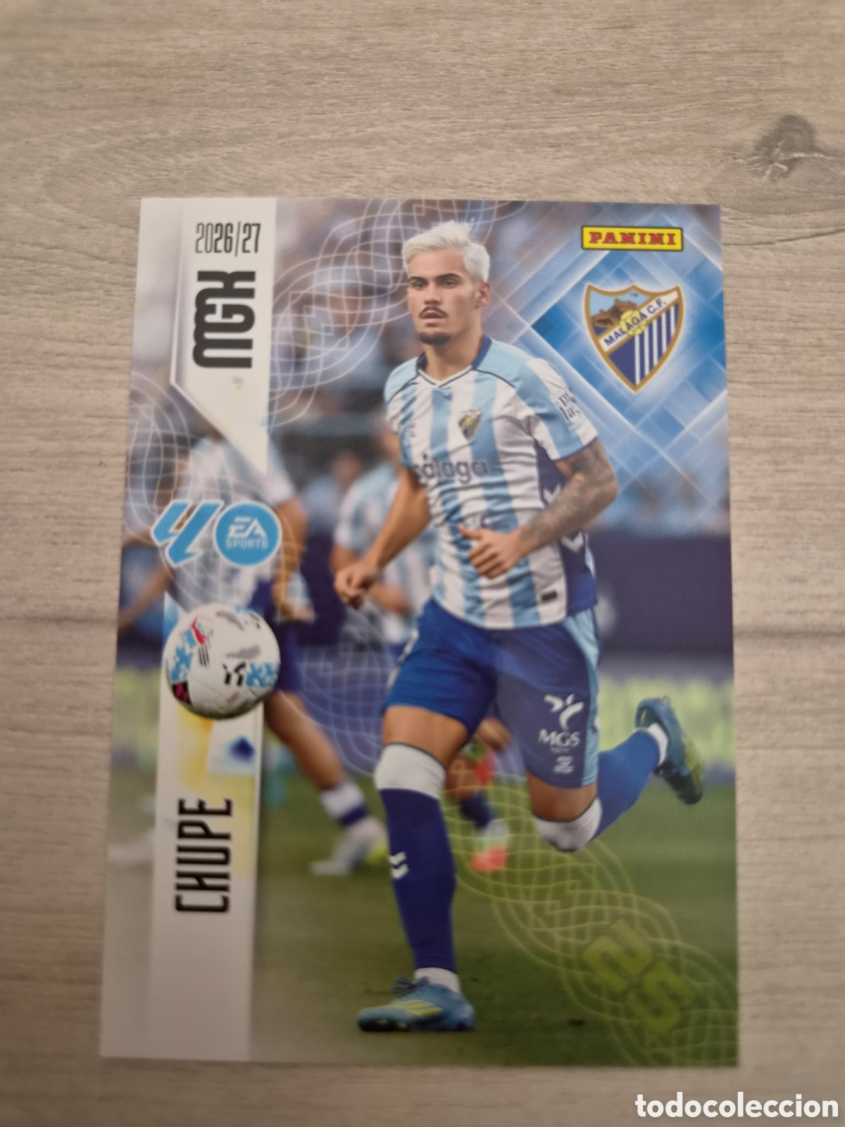 Cromos de f&uacute;tbol: N&deg;252 Malaga Chupe Megacracks 26/27
