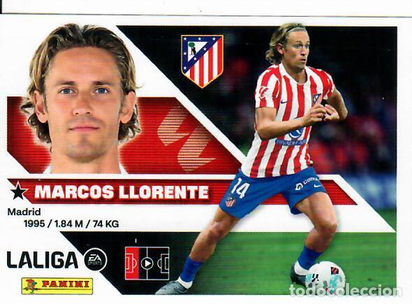 Figurine di Calcio: CROMO PANINI LIGA 26 27 - N&ordm; 5 - MARCOS LLORENTE - ATL&Eacute;TICO DE MADRID