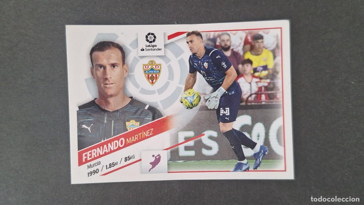 Cartes &agrave; collectionner de Football: L1 FERNANDO MARTINEZ U. D. ALMERIA LIGA ESTE 2022 2023 22 23 NUNCA PEGADO SIN PEGAR
