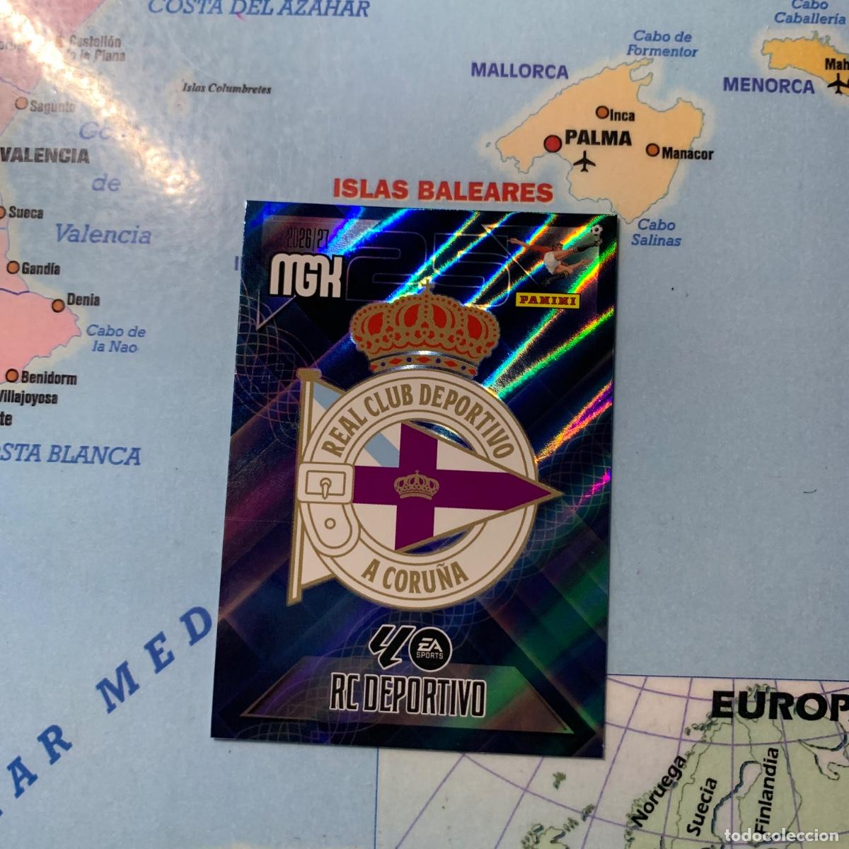 Cartes &agrave; collectionner de Football: Escudo del deportivo de La Coru&ntilde;a n&uacute;mero 127 megacracks 26-27 2026-2027