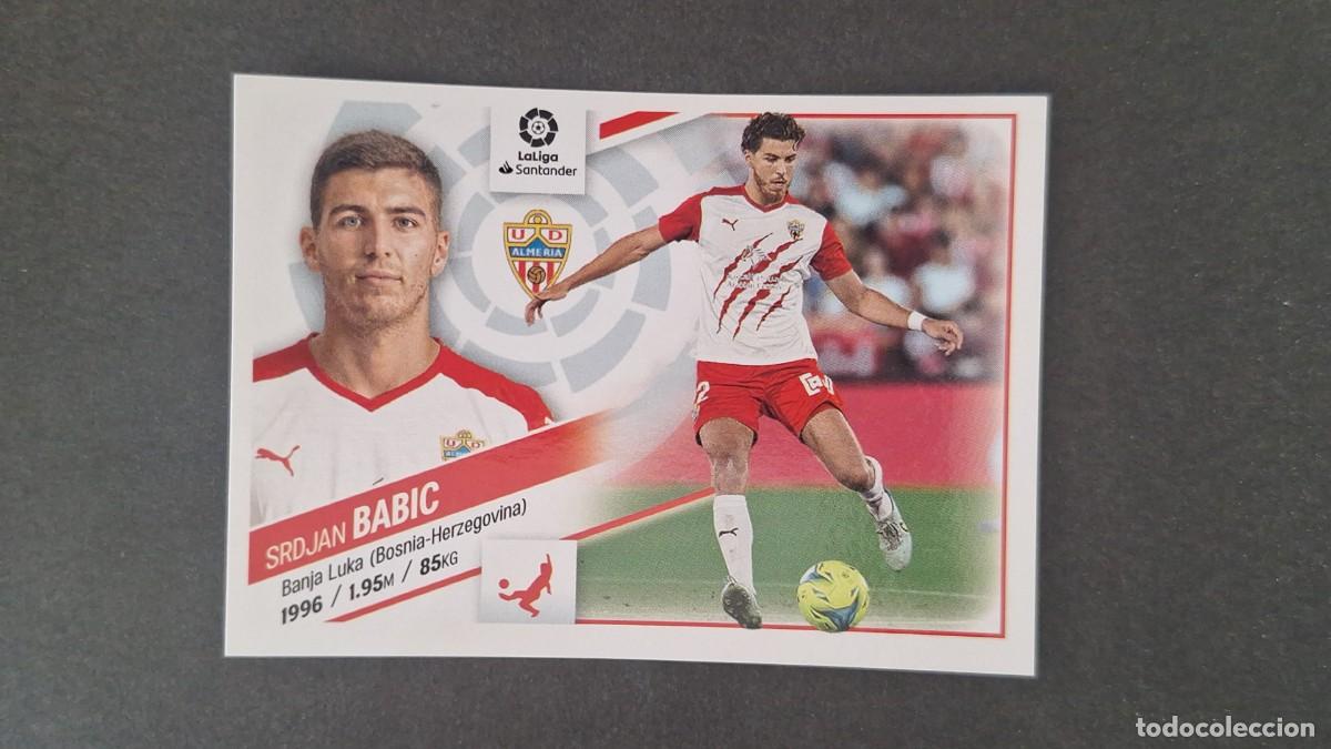 Cartes &agrave; collectionner de Football: L1 BABIC U. D. ALMERIA LIGA ESTE 2022 2023 22 23 NUNCA PEGADO SIN PEGAR