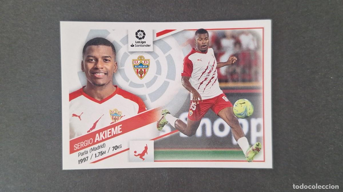 Cromos de f&uacute;tbol: L1 AKIEME U. D. ALMERIA LIGA ESTE 2022 2023 22 23 NUNCA PEGADO SIN PEGAR