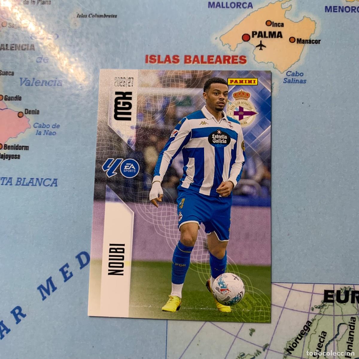 Cartes &agrave; collectionner de Football: Noubi numero 132 del deportivo de La Coru&ntilde;a megacracks 26-27 2026-2027