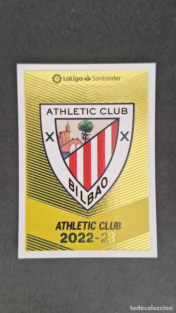 Cromos de f&uacute;tbol: L1 ESCUDO ATHLETIC CLUB DE BILBAO LIGA ESTE 2022 2023 22 23 NUNCA PEGADO SIN PEGAR