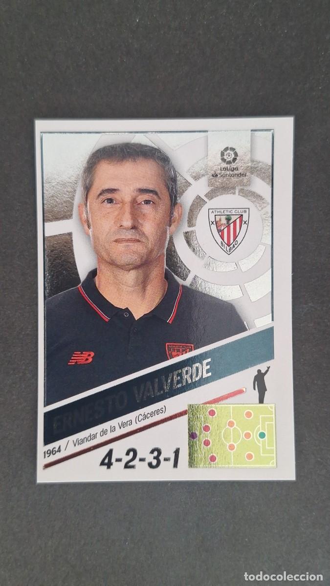 Cromos de f&uacute;tbol: L1 ERNESTO VALVERDE ENTRENADOR ATHLETIC DE BILBAO LIGA ESTE 2022 2023 22 23 NUNCA PEGADO SIN PEGAR