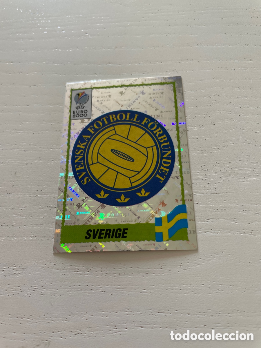 Football Stickers: UEFA EURO 2000 cromo 118 SVERIGE sin pegar