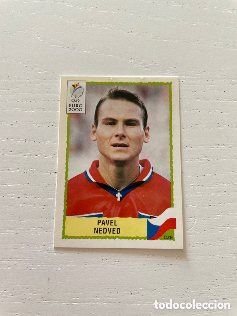Football Stickers: UEFA EURO 2000 cromo 307 PAVEL NEDVED sin pegar