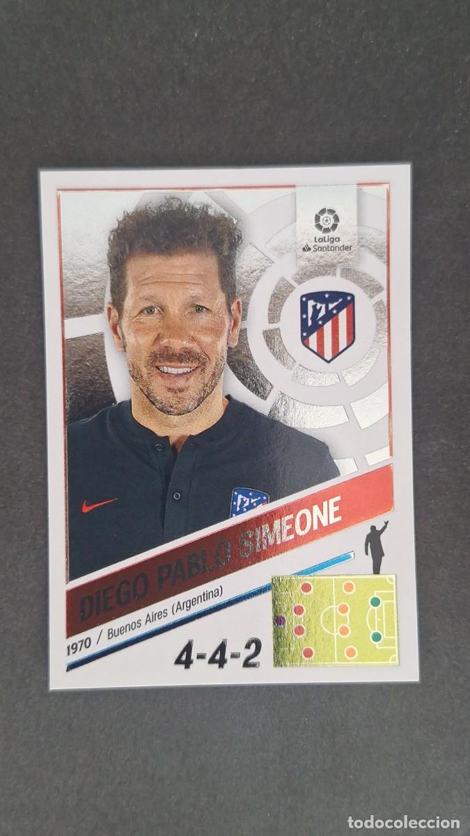 Cromos de f&uacute;tbol: L1 DIEGO P. SIMEONE ENTRENADOR ATLETICO DE MADRID LIGA ESTE 2022 2023 22 23 NUNCA PEGADO SIN PEGAR