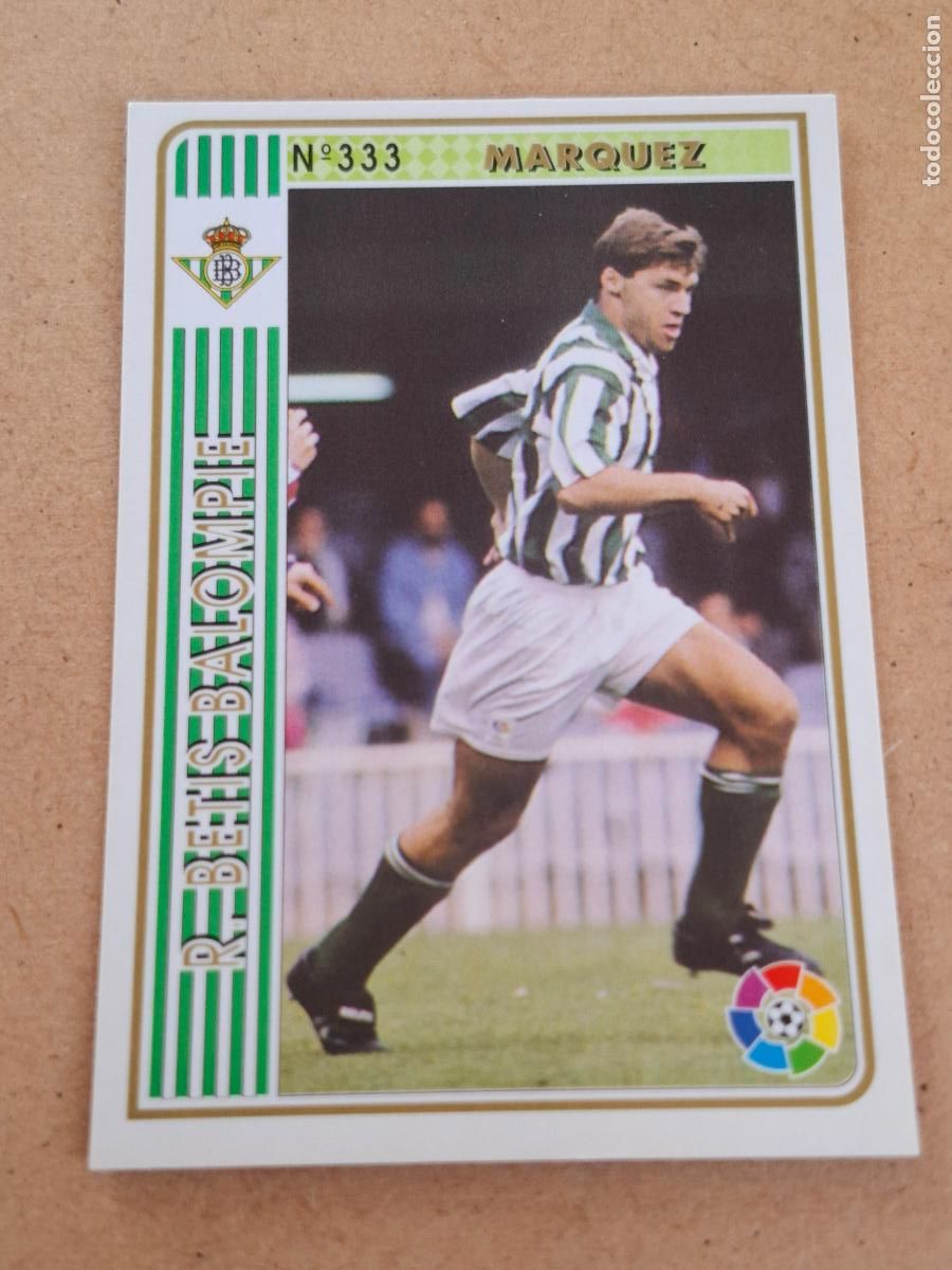 Cromos de f&uacute;tbol: MUNDICROMO 94 95 1994 1995 - 333 M&Aacute;RQUEZ - REAL BETIS