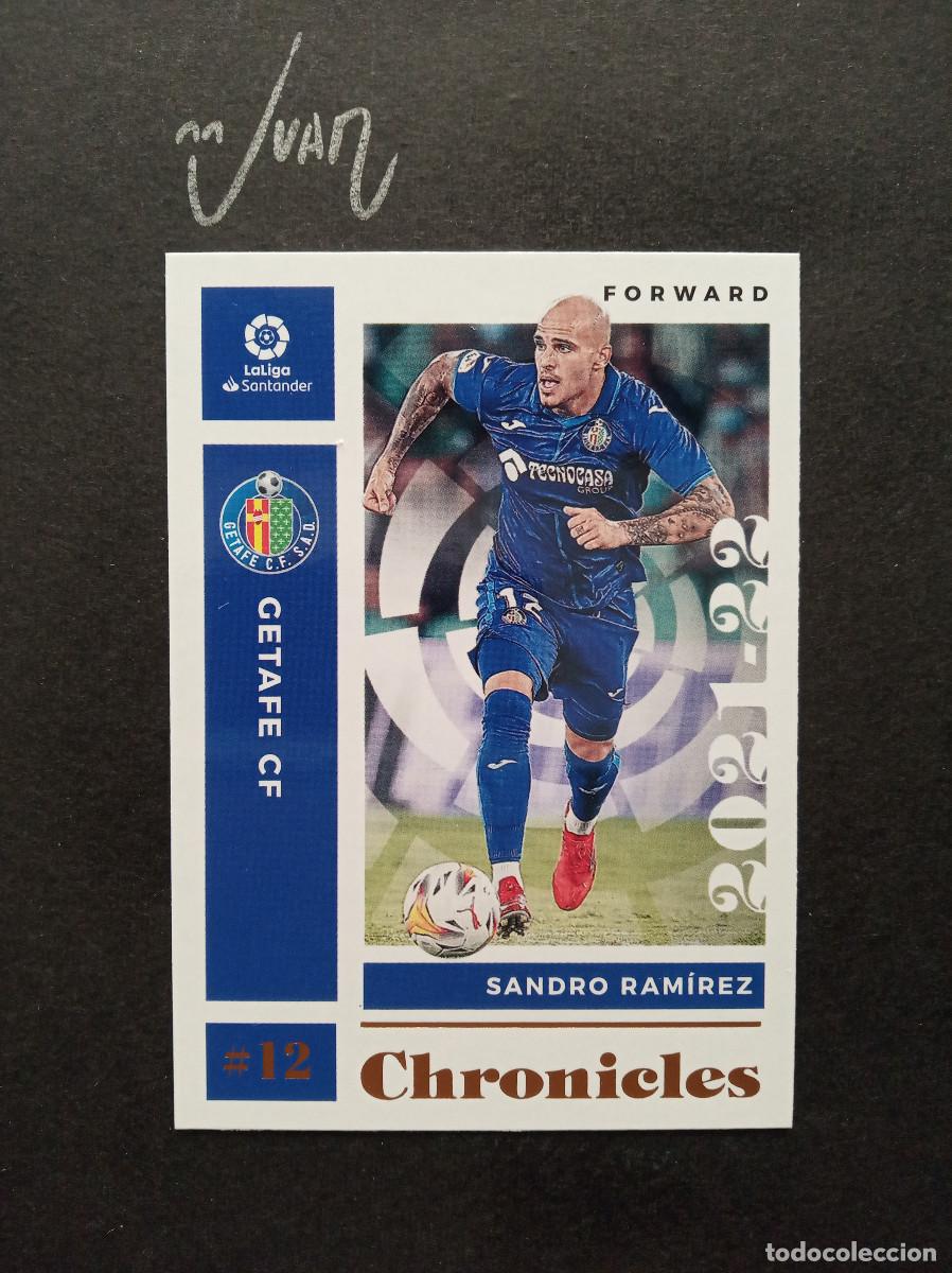 Cromos de f&uacute;tbol: N&ordm; 11 SANDRO RAMIREZ GETAFE CF ⚽ PANINI &reg; CHRONICLES LIGA 2021 2022 21 22 NUEVO