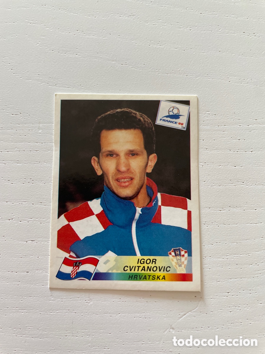Football Stickers: FRANCIA 98 cromo 550 IGOR CVITANOVIC sin pegar