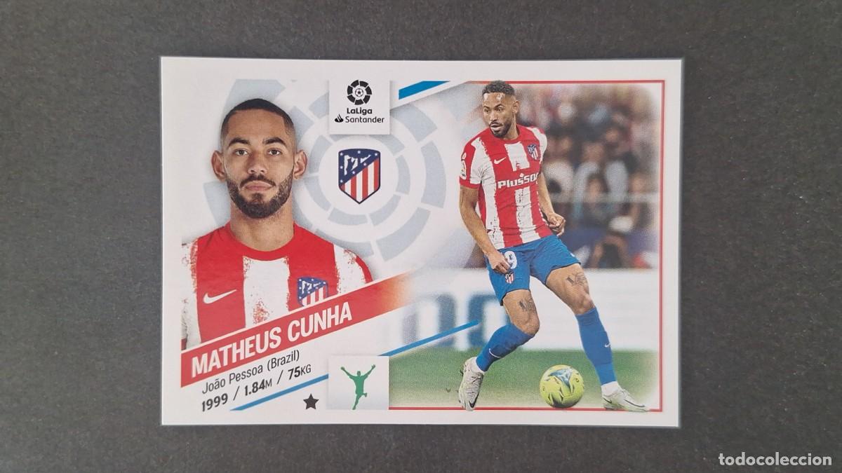 Cromos de f&uacute;tbol: L1 MATHEUS CUNHA ATLETICO DE MADRID LIGA ESTE 2022 2023 22 23 NUNCA PEGADO SIN PEGAR
