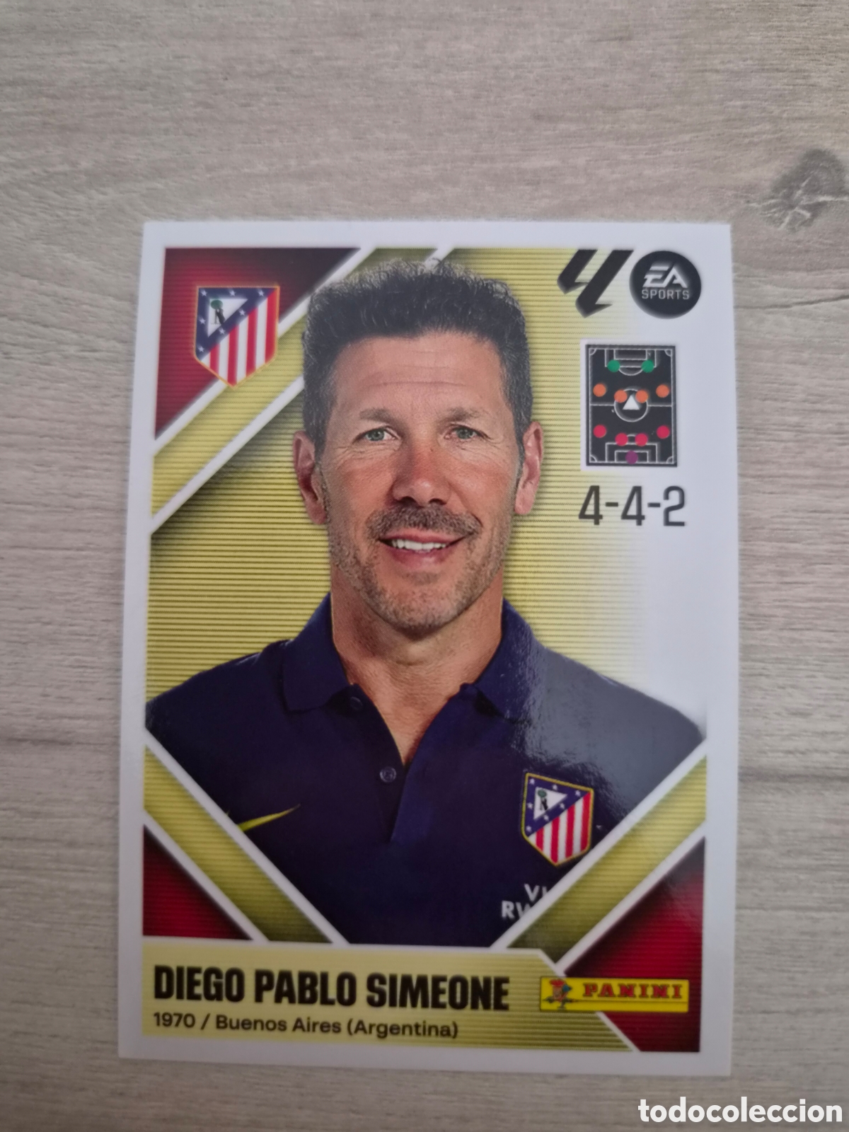 Cromos de f&uacute;tbol: N&deg;2 Atl&eacute;tico de Madrid Simeone Liga Este 26/27